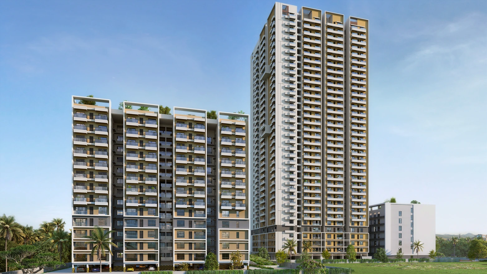 Stalwart SkyCity tower elevation, Patia, Bhubaneswar