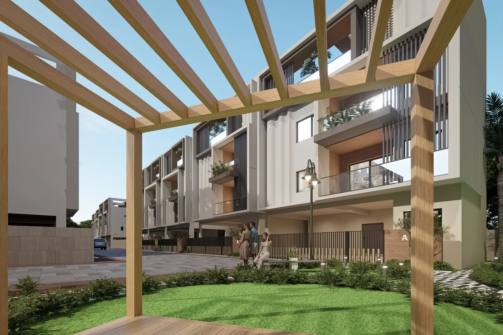 Stalwart Luxuria Villas — Garden pergola