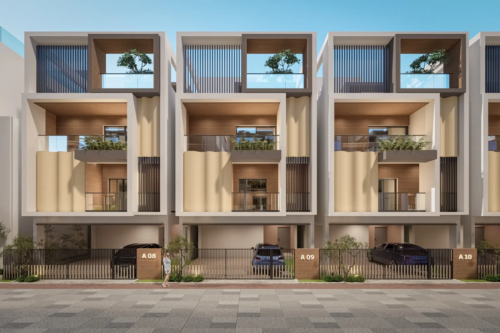 Stalwart Luxuria Villas — A row of villas
