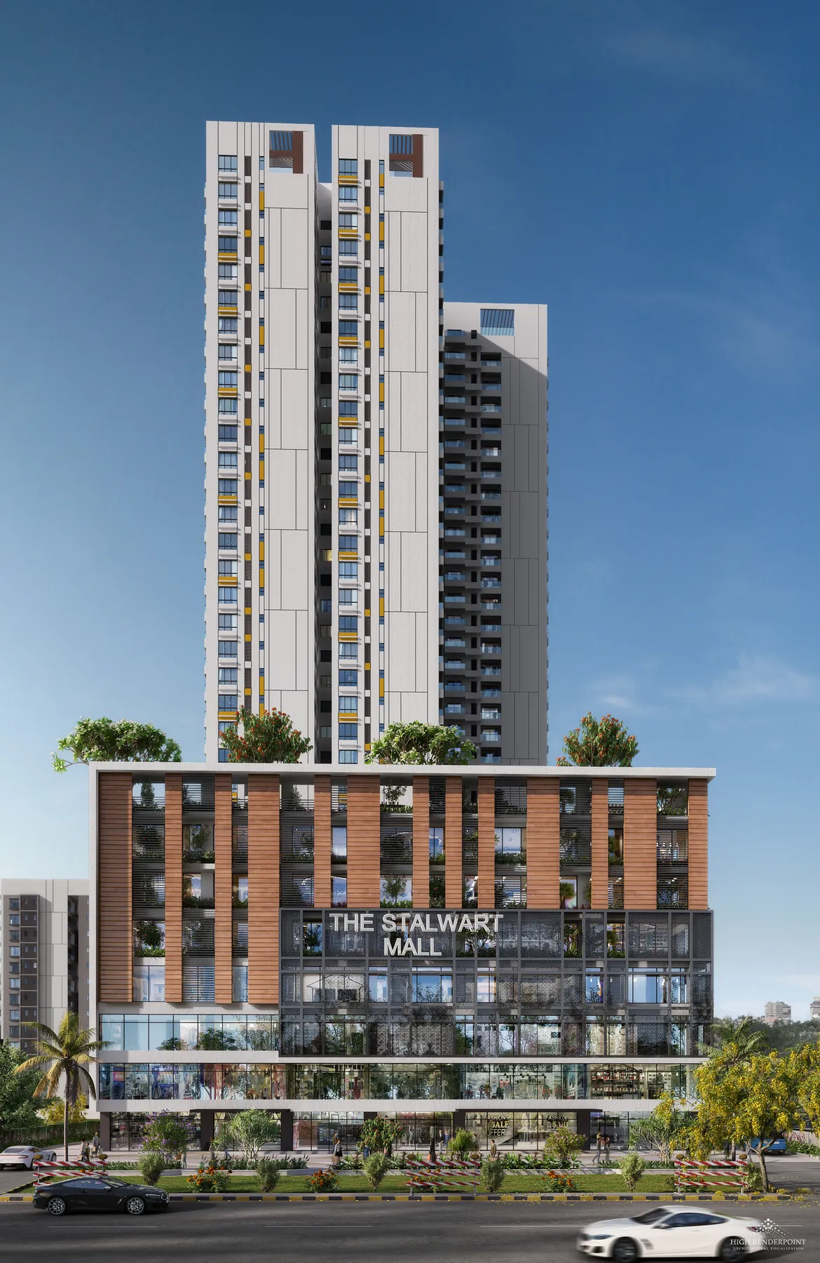Front elevation of Stalwart SkyCity